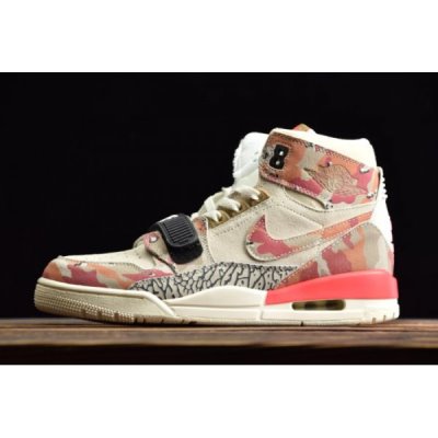 Nike Erkek Air Jordan Legacy 312 Camo / Kırmızı Basketbol Ayakkabısı Türkiye - OJ8BKHP9